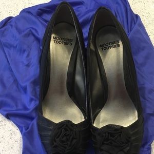 Open toe Satin heels Mootsies Tootsies